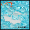 aquamarine square synthetic crystal